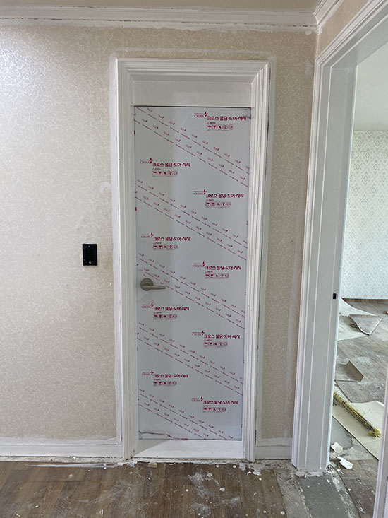 [노원구문짝] 상계동 아파트 화장실 문짝 교체 하였습니다