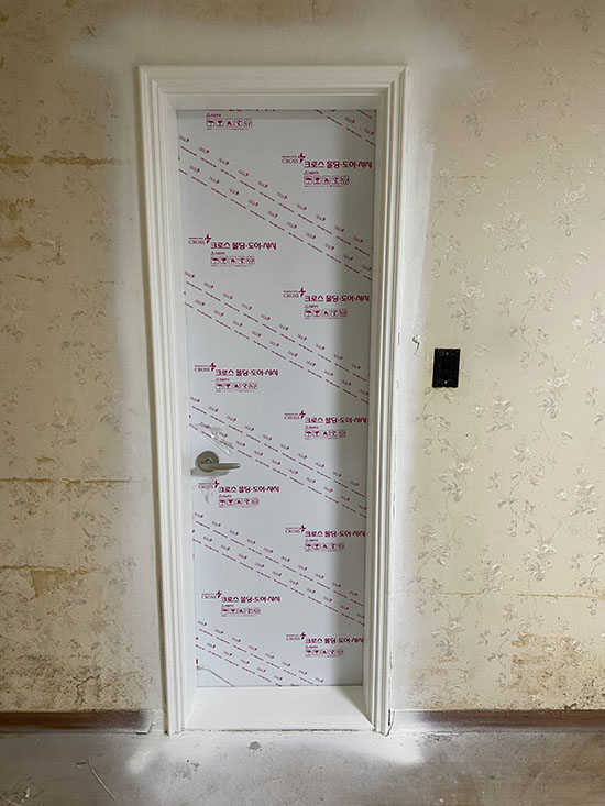 [의정부문짝] 의정부 용현동 아파트 화장실문짝 교체 하였습니다